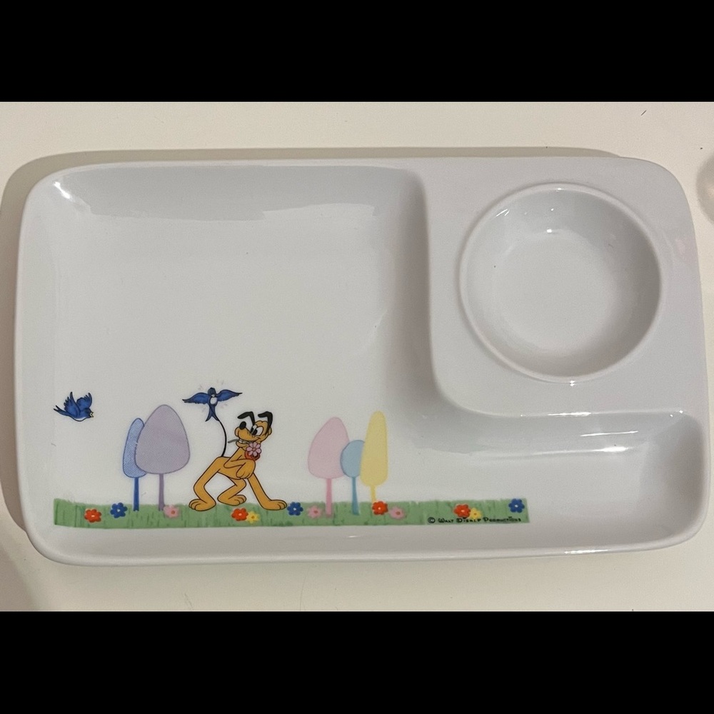 Vintage Walt Disney Productions Pluto Plate